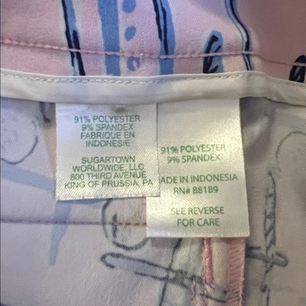 Lily Pulitzer Luxletic Talk Birdie to Me Pink Flamingo Women’s Golf Shorts 10 - Picture 6 of 10